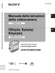 Manuale delle istruzioni della videocamera Οδηγ ς Χρήσης Κάµερας