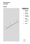 Führungsachse Guide axis ELFA-RF