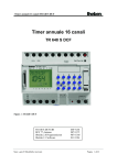 Timer annuale 16 canali TR 648 S DCF