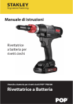 Rivettatrice a Batteria - Stanley Engineered Fastening