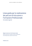 Linee guida regionali - Regione Autonoma Friuli Venezia Giulia