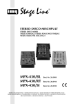 BDA MPX-430/RT/BL/SI