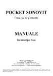 POCKET SONOVIT MANUALE