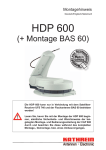 9363412, Montagehinweis HDP 600 (+ Montage BAS