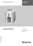 Istruzioni per l`uso Logano G125 ECO
