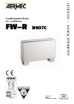 Water-cooled air conditioners Aermec FW
