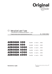 Istruzioni per l`uso AEROSEM 300 AEROSEM 400