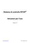 Sistema di controllo RITOP Istruzioni per l`uso