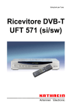 9362774A, Istruzioni per l`uso Ricevitore DVB-T UFT 571