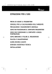 ISTRUZIONI PER L`USO - Migros