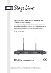 2-kanal-multifrequenz-empfänger für funkmikrofone