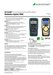 Multimetro digitale TRMS - GMC
