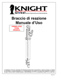 Braccio di reazione Manuale d`Uso