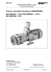 BI8100 ISTRUZIONI PER L`USO Pompe orizzontali monoblocco