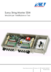 Sunny String Monitor SSM - Istruzioni per `installazione e I`uso