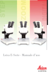 Leica E-Serie - Manuale d`uso