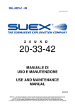 manuale di uso e manutenzione use and maintenance manual