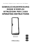 gebrauchsanweisung mode d`emploi istruzioni per l`uso operating