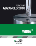 WIDIA Advances Holemaking 2010