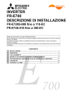 fr-e700 manuale semplificato