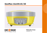 GeoMax Zenith10/20 - Geomax Calabria GPS e Stazioni Totali