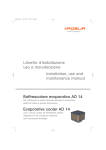 Libretto d`installazione, uso e manutenzione AD14File PDF