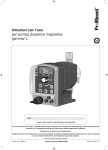 Istruzioni per l`uso per pompa dosatrice magnetica gamma/ L