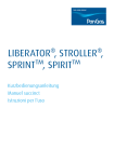 liberator®, stroller®, sprint™, spirit