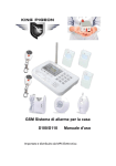 GSM Sistema di allarme per la casa S100/S110