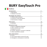 BURY EasyTouch Pro Istruzione IT