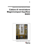 Cabina di verniciatura MagicCompact Equiflow BA03