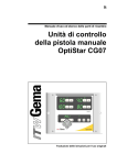 Unità di controllo della pistola manuale OptiStar CG07