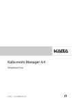 Kaba evolo Manager 4.4