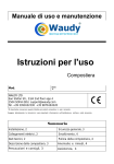 Istruzioni per l`uso - Compostiera Automatica Waudy