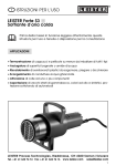 LEISTER Forte S3 Soffiante d`aria calda ISTRUZIONI PER L`USO