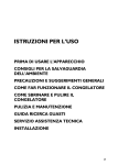 ISTRUZIONI PER L`USO