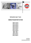 Istruzioni per l`uso VIBROTRASPORTATORI SRC-N 160-2