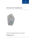 Istruzioni di installazione ProDetect 2