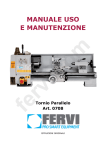 MANUALE USO E MANUTENZIONE