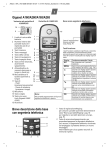 Gigaset A160/A260/A165/A265 Breve descrizione della