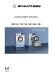 Lavatrice Spirit Industrial WSI 100 / 125 / 150 / 200
