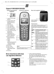 Gigaset A160/A260/A165/A265 Breve descrizione della base con