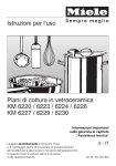 Istruzioni per l`uso Piani di cottura in vetroceramica KM 6220