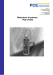 Manuale PCE-UT232