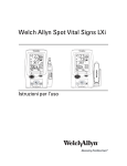 Istruzioni per l`uso, Welch Allyn Spot Vital Signs LXi