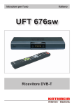 9363747, Istruzioni per l uso Ricevitore DVB-T UFT 676sw