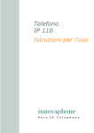 Telefono IP 110 Istruzioni per l`uso - INAF