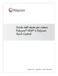 Guida dell`utente per sistemi Polycom HDX e
