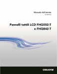 Pannelli tattili LCD FHQ552-T e FHQ842-T