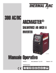 ARCMASTER&reg; 300 AC/DC Manuale Operativo